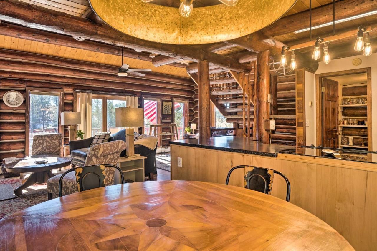 Florissant Classic Colorado Log Home With Mountain Views! מראה חיצוני תמונה