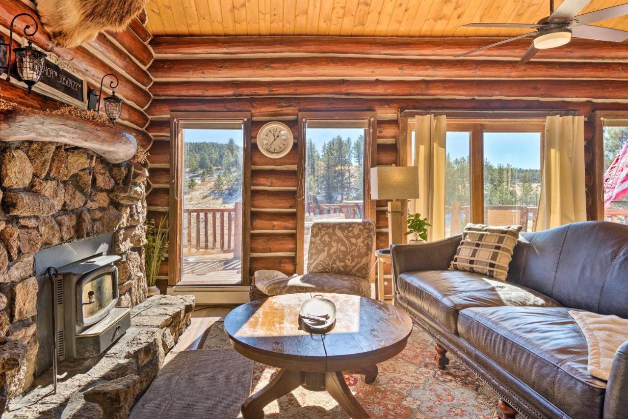 Florissant Classic Colorado Log Home With Mountain Views! מראה חיצוני תמונה