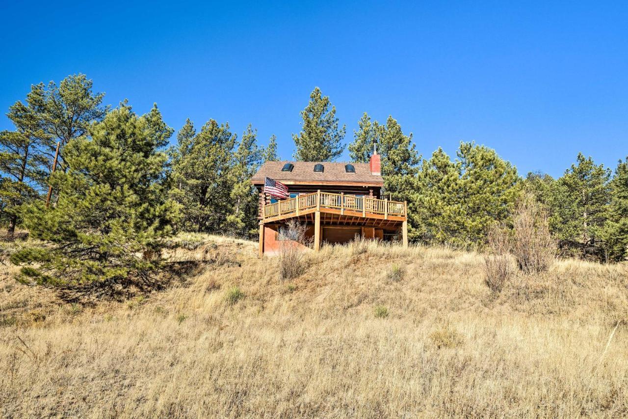 Florissant Classic Colorado Log Home With Mountain Views! מראה חיצוני תמונה