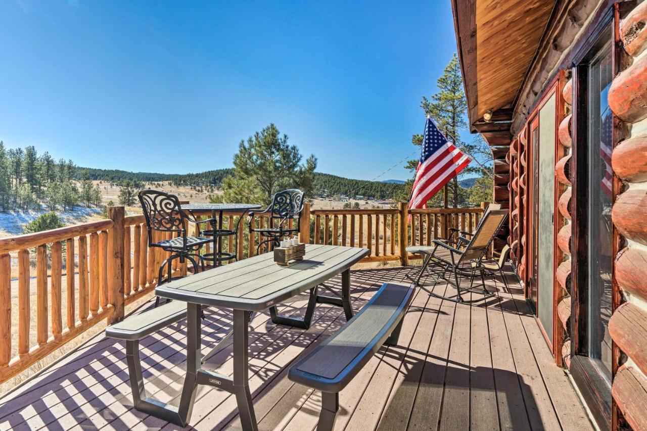 Florissant Classic Colorado Log Home With Mountain Views! מראה חיצוני תמונה