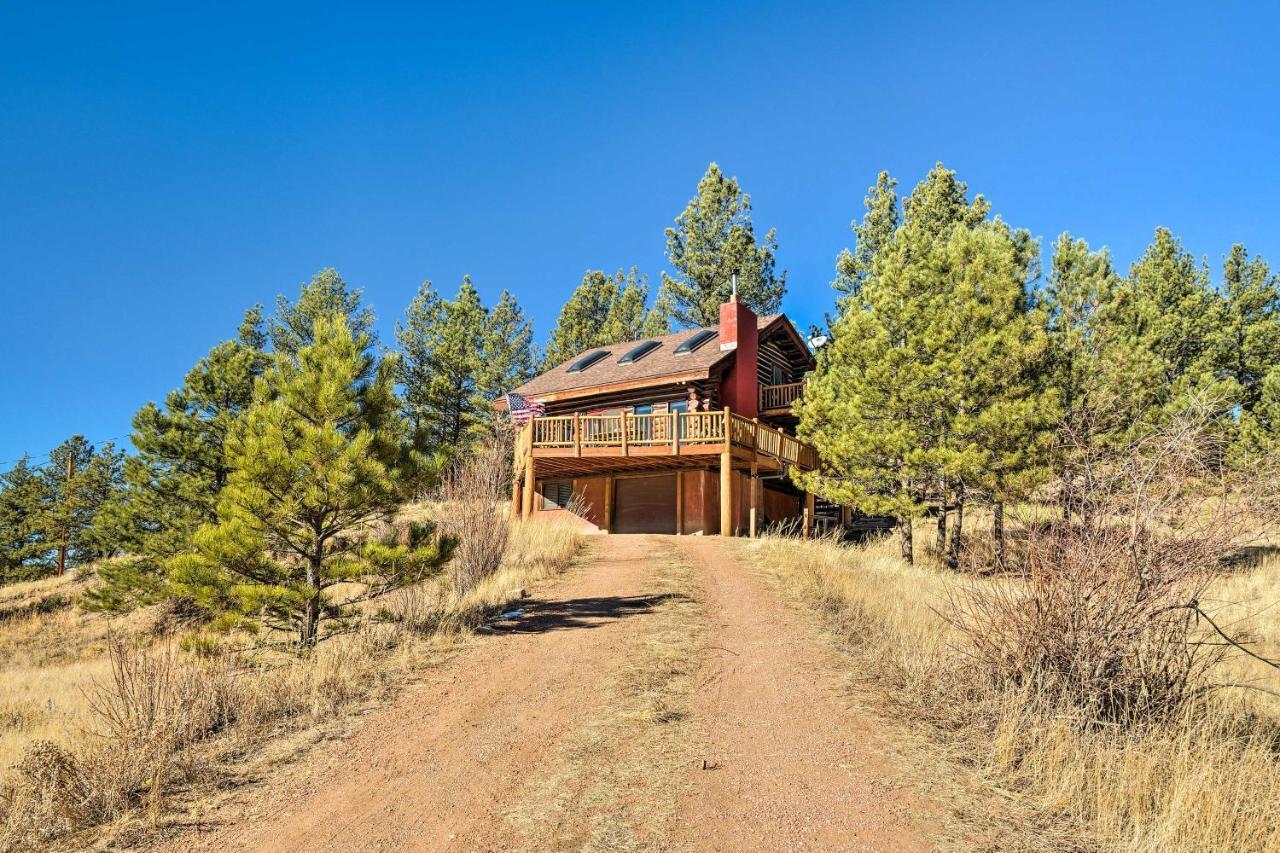 Florissant Classic Colorado Log Home With Mountain Views! מראה חיצוני תמונה